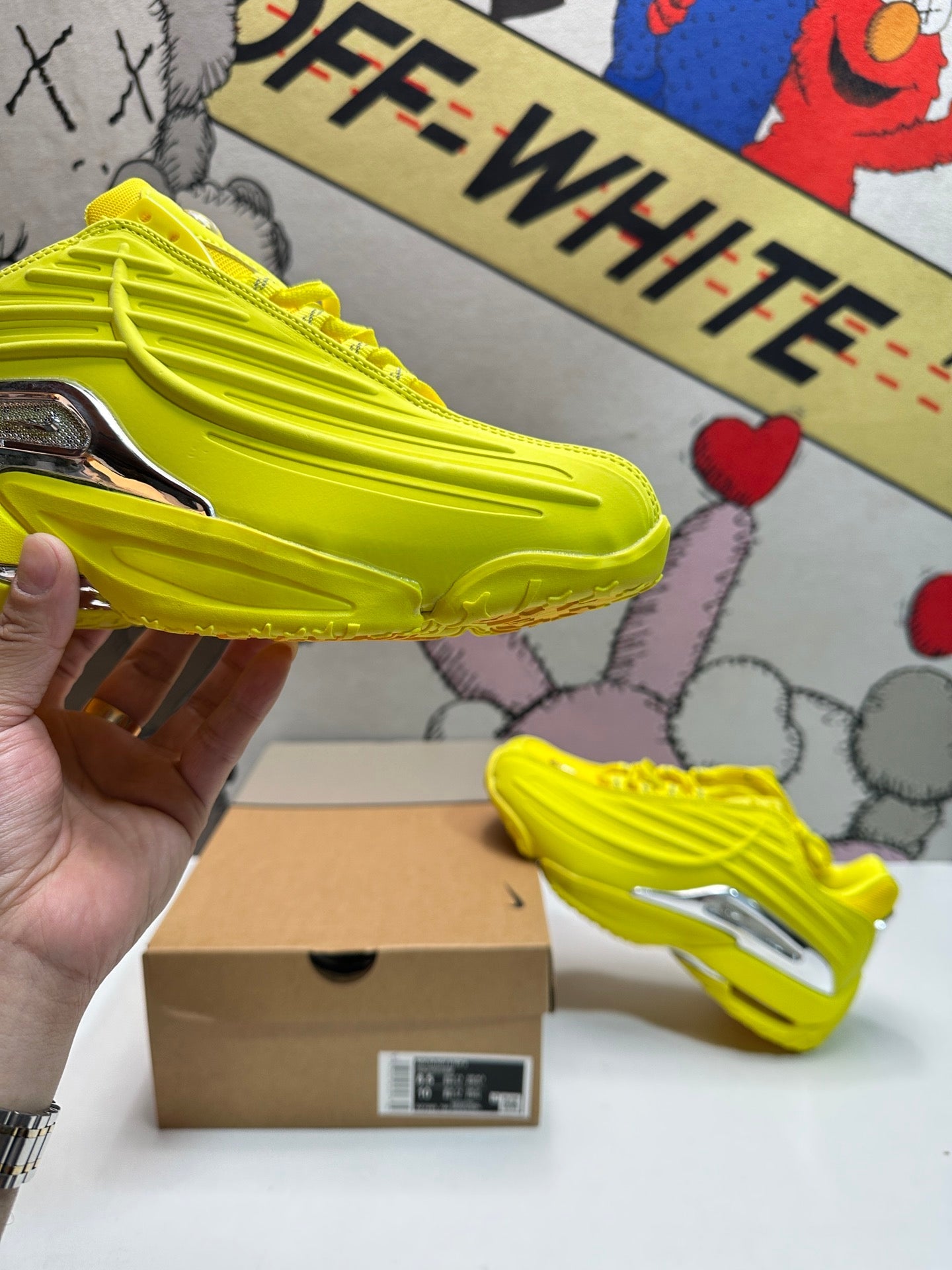 NOCTA - Nike Hot Step 2 Drake Opti - Yellow Unisex Streetwear Limited Edition - The NOCTA x NIKE HOT STEP 2 DRAKE OPTI YELLOW - REPLICA lights up your