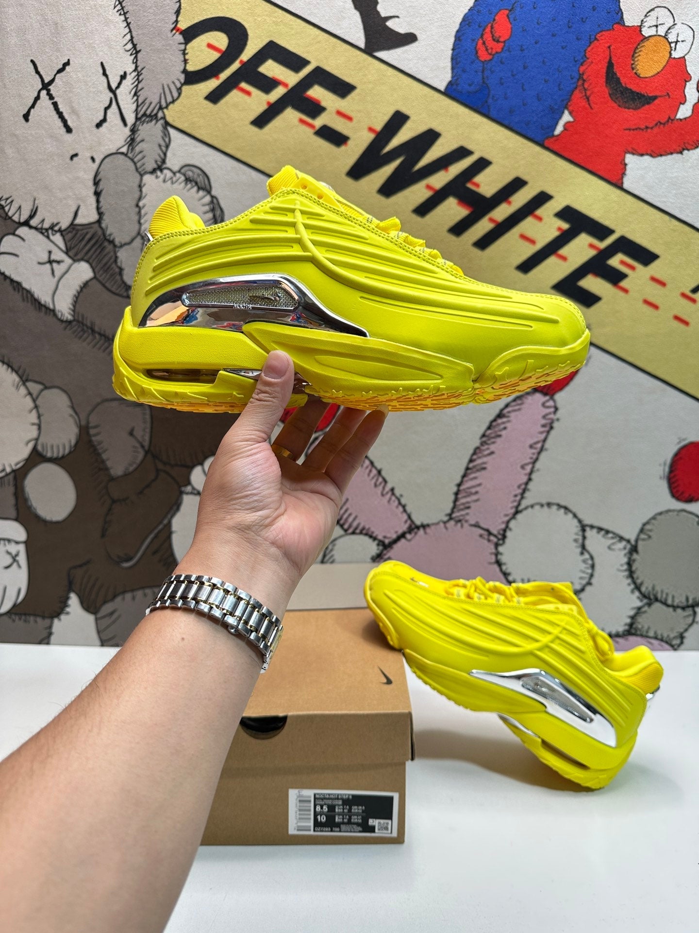 NOCTA - Nike Hot Step 2 Drake Opti - Yellow Unisex Streetwear Limited Edition - The NOCTA x NIKE HOT STEP 2 DRAKE OPTI YELLOW - REPLICA lights up your