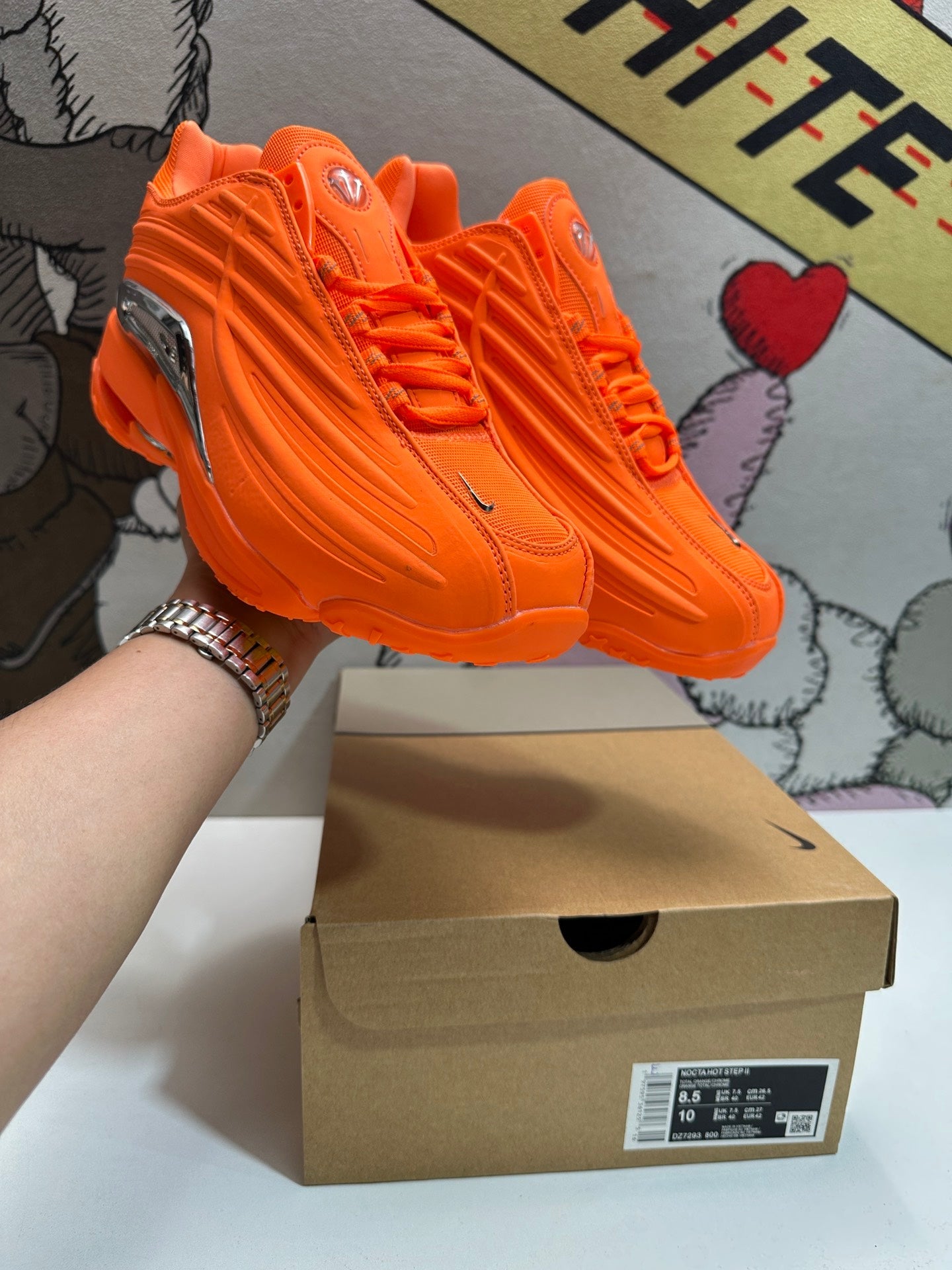 NOCTA - Nike Hot Step 2 Drake Total - Orange Unisex Streetwear Limited Edition - The NOCTA x NIKE HOT STEP 2 DRAKE TOTAL ORANGE - REPLICA brings bold energy