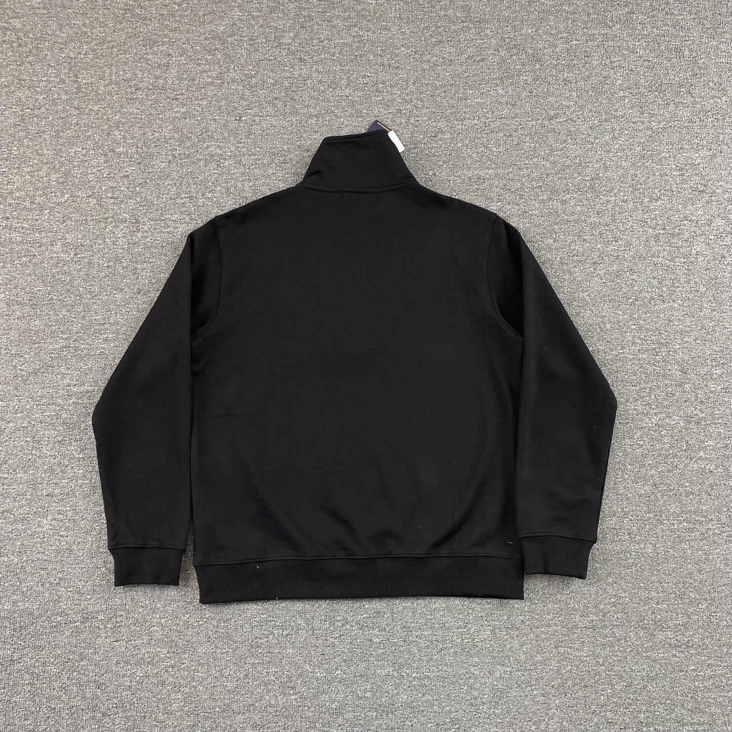 POLO Ralph Lauren Quarter Zip Sweatshirt - Black Unisex Streetwear Limited Edition - The POLO RALPH LAUREN QUARTER ZIP SWEATSHIRT BLACK - REPLICA blends classic sophistication with effortless