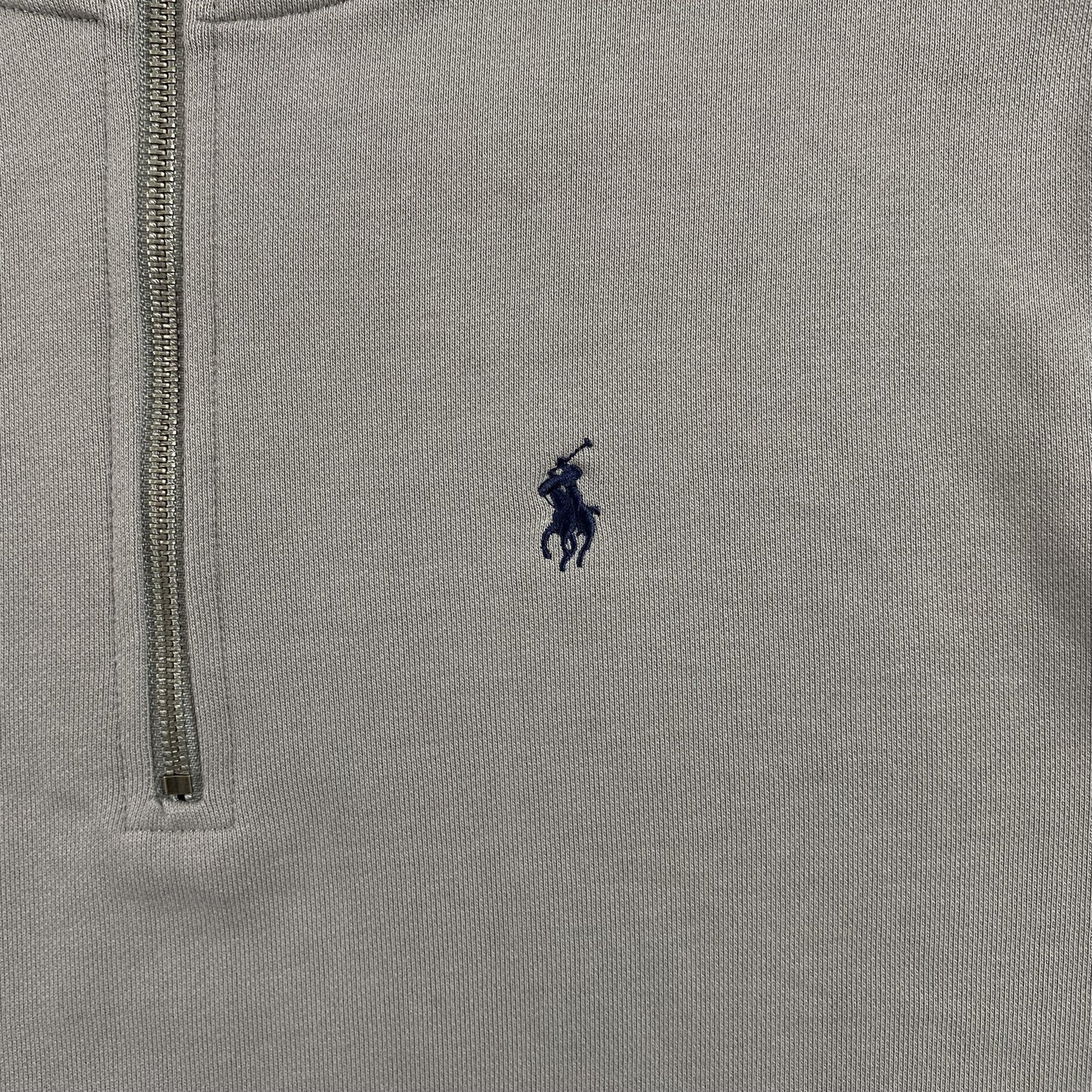 POLO Ralph Lauren Quarter Zip Sweatshirt - Grey Unisex Streetwear Limited Edition - The POLO RALPH LAUREN QUARTER ZIP SWEATSHIRT GREY - REPLICA combines timeless style with effortless