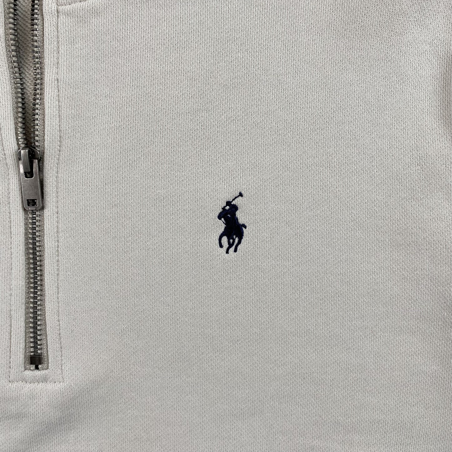 POLO Ralph Lauren Quarter Zip Sweatshirt - White Unisex Streetwear Limited Edition - The POLO RALPH LAUREN QUARTER ZIP SWEATSHIRT WHITE - REPLICA embodies classic sophistication and everyday
