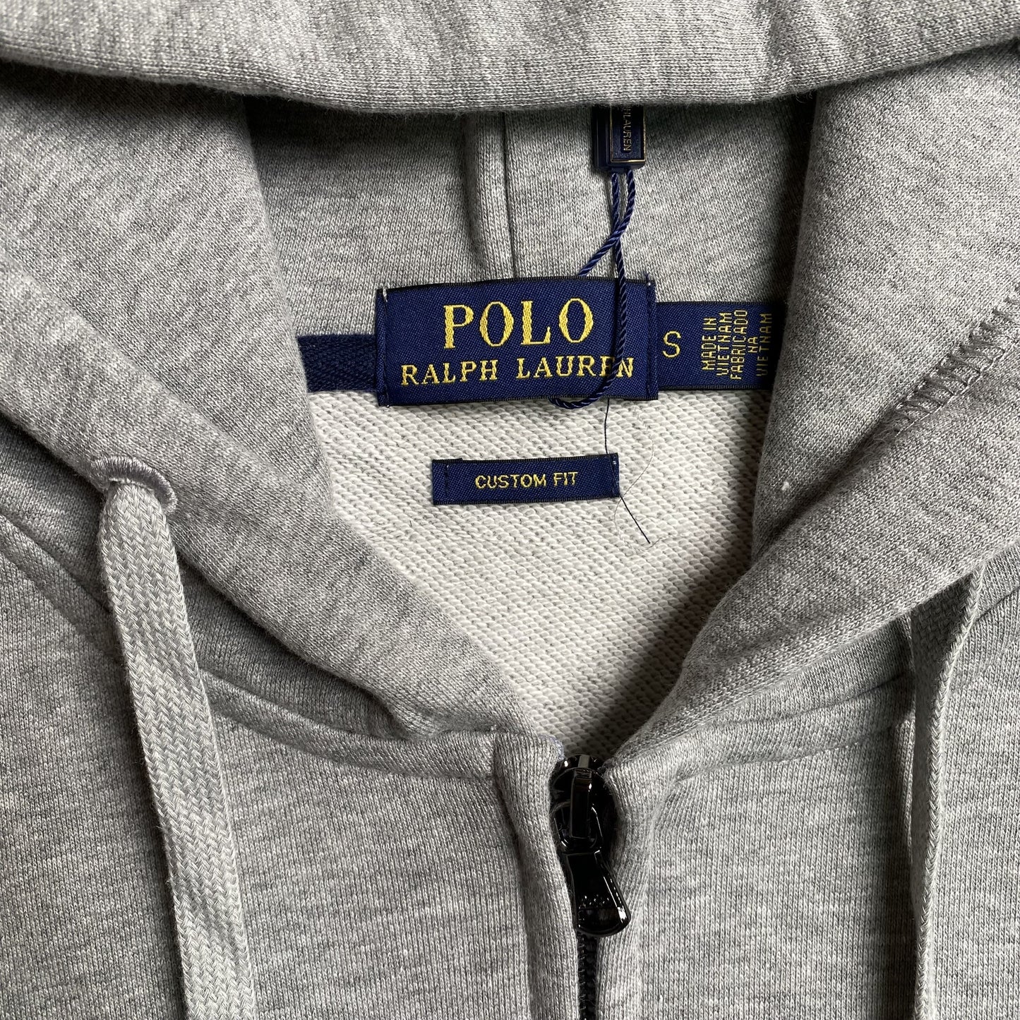 POLO Ralph Lauren Zip Up Hoodie - Grey Unisex Streetwear Limited Edition - The POLO RALPH LAUREN ZIP-UP HOODIE GREY - REPLICA is a perfect blend of classic
