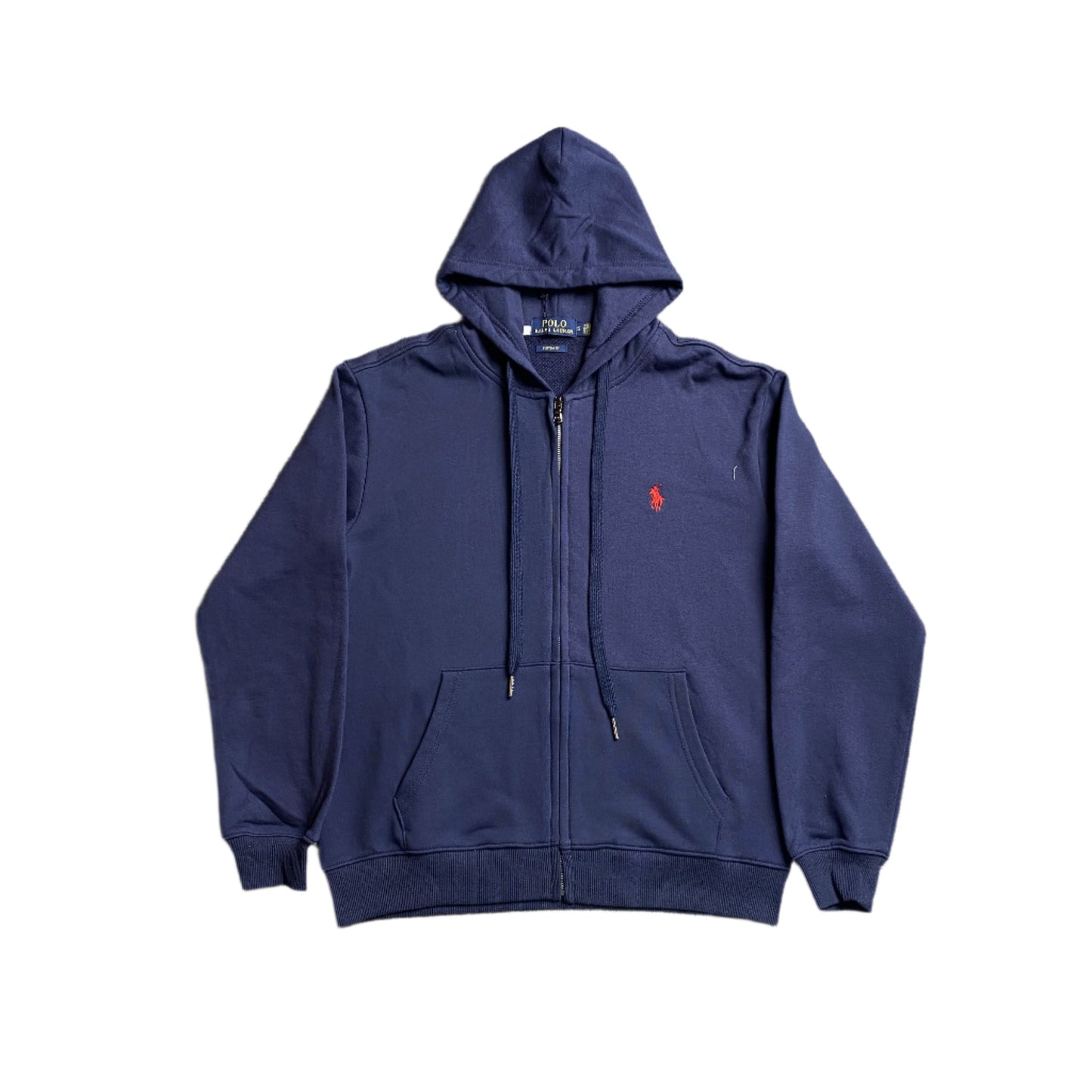 POLO Ralph Lauren Zip Up Hoodie - Navy Unisex Streetwear Limited Edition - The POLO RALPH LAUREN ZIP-UP HOODIE NAVY - REPLICA delivers classic American style with everyday