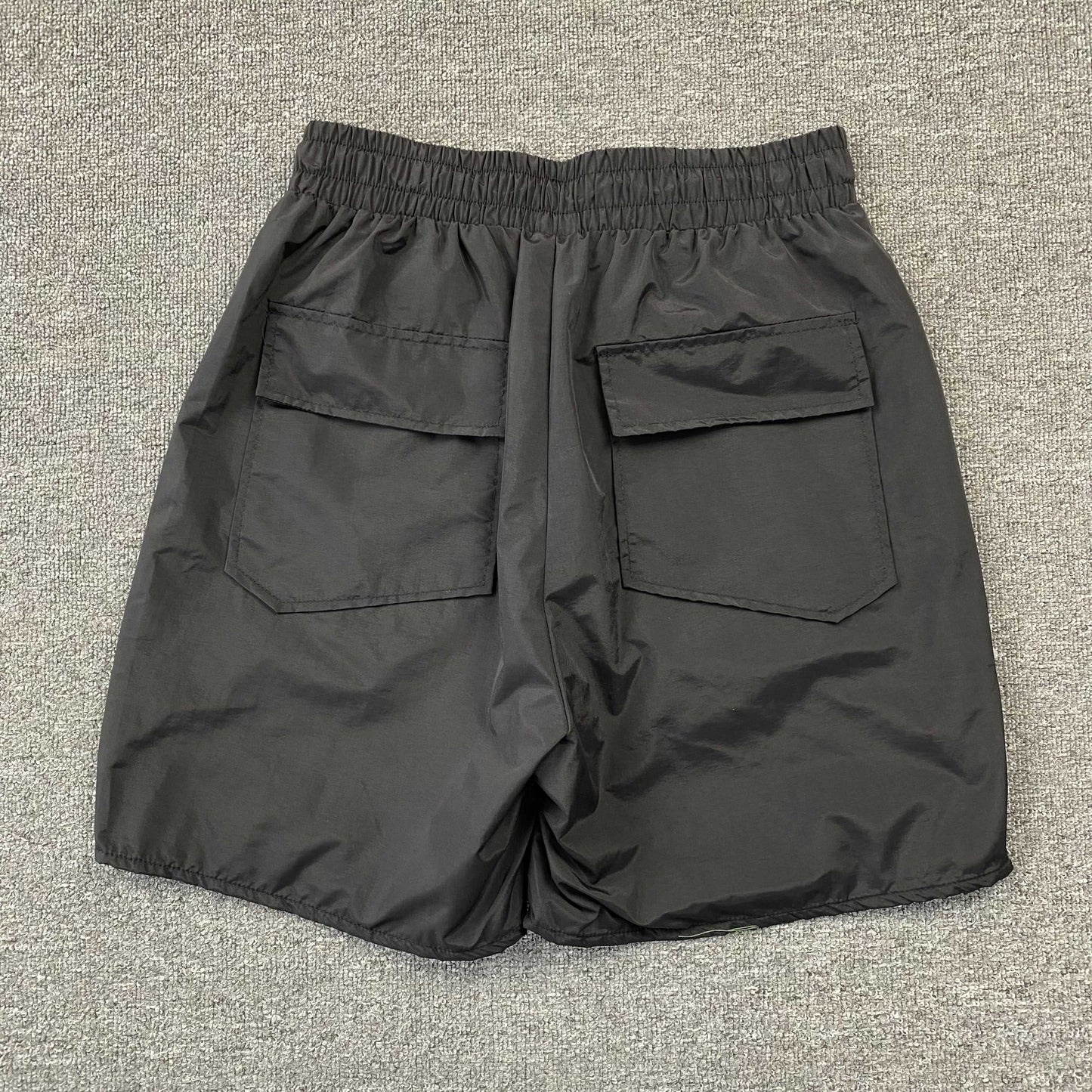 RHUDE Rh Logo Shorts On - Black Unisex Streetwear Limited Edition - The RHUDE RH LOGO SHORTS BLACK - REPLICA bring together luxury streetwear aesthetics and everyday