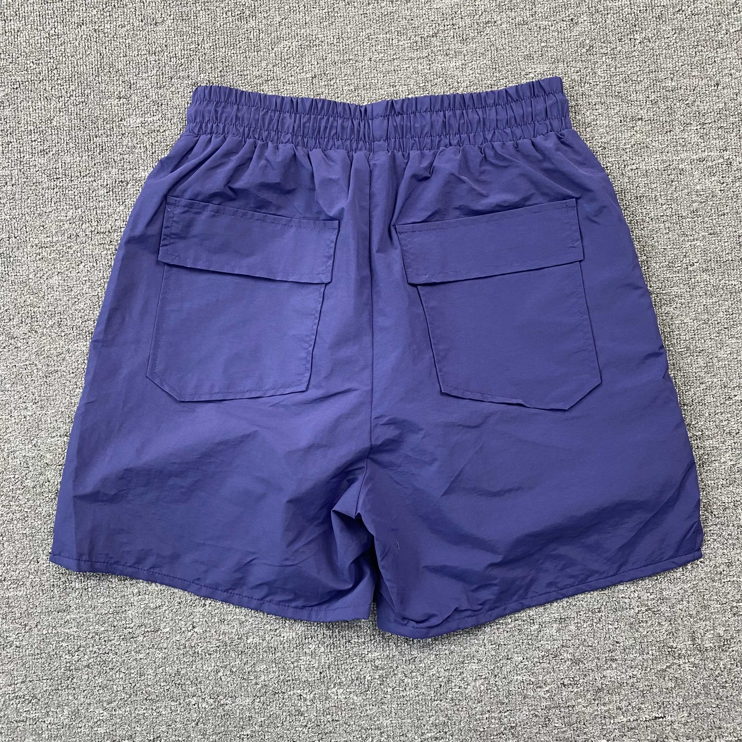 RHUDE Rh Logo Shorts - Navy Unisex Streetwear Limited Edition - The RHUDE RH LOGO SHORTS NAVY - REPLICA blend luxury streetwear with effortless comfort ,