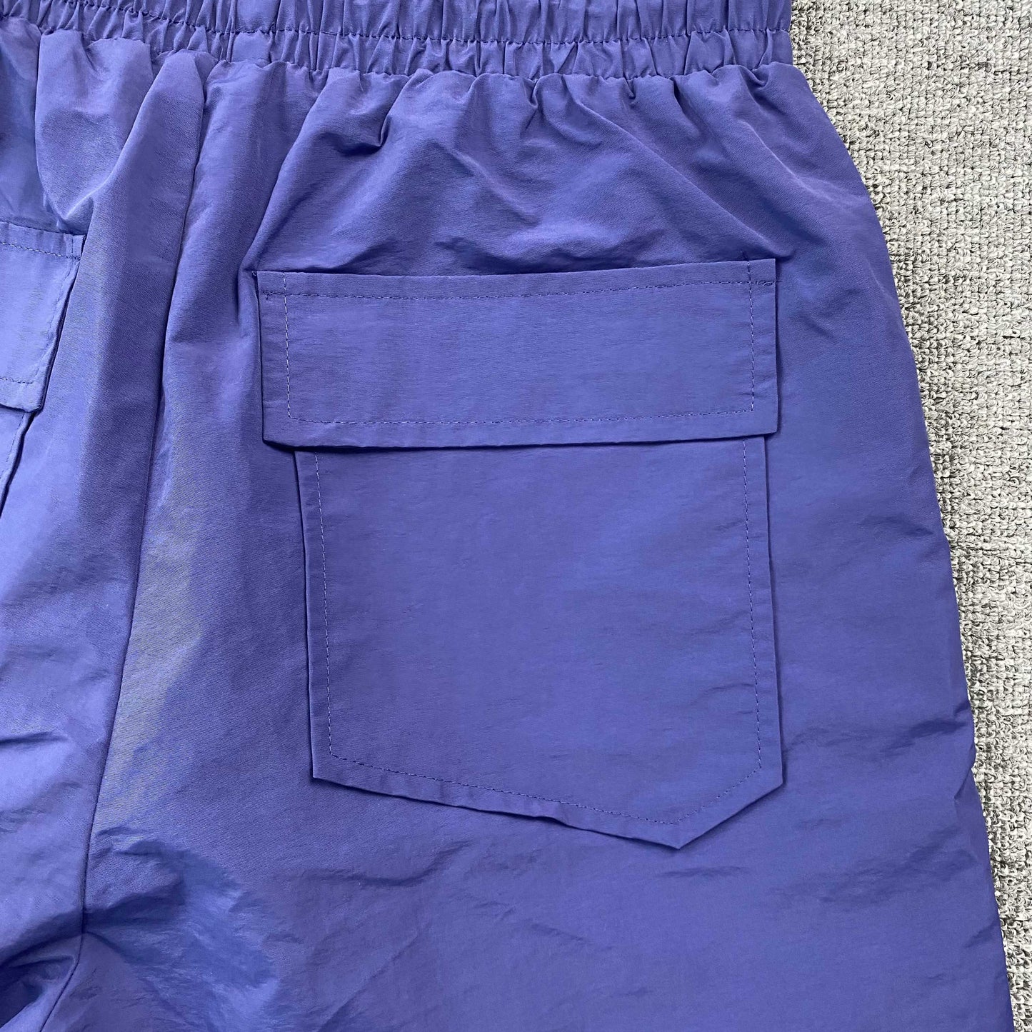 RHUDE Rh Logo Shorts - Navy Unisex Streetwear Limited Edition - The RHUDE RH LOGO SHORTS NAVY - REPLICA blend luxury streetwear with effortless comfort ,