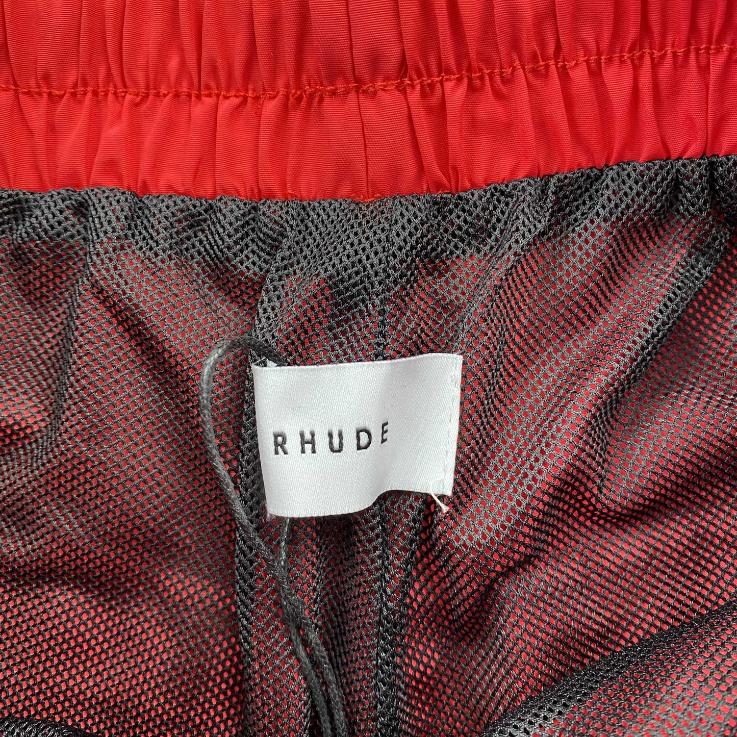 RHUDE Rh Logo Shorts - Red Unisex Streetwear Limited Edition - The RHUDE RH LOGO SHORTS RED - REPLICA combine luxury streetwear aesthetics with ultimate comfort