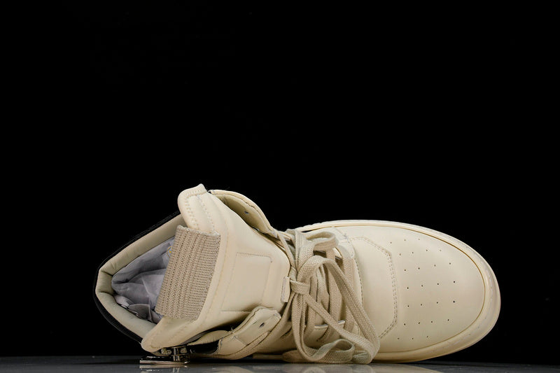 RICK Owens Geobasket Milk - Black Unisex Streetwear Limited Edition - The RICK OWENS GEOBASKET MILK BLACK - REPLICA is the ultimate fusion of high-fashion luxury