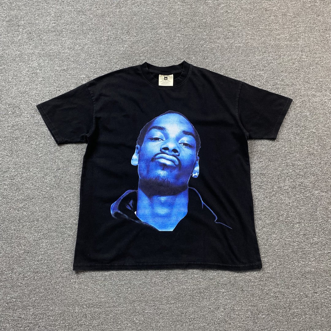 SNOOP Dogg Vintage Graphic Tee T-Shirt - Black Unisex Streetwear Limited Edition - The SNOOP DOGG VINTAGE TEE BLACK - REPLICA is a must-have for hip-hop and streetwear