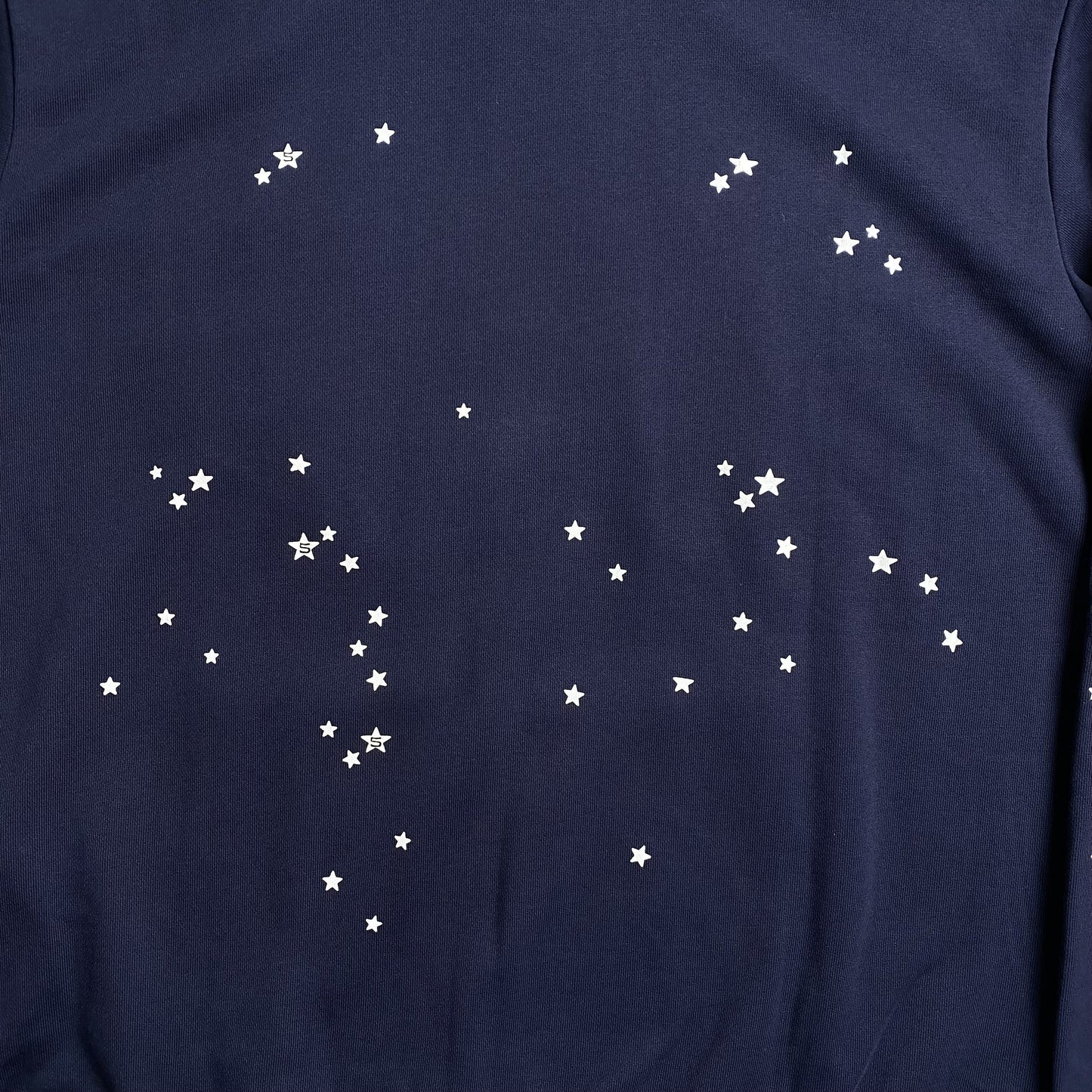 SP5DER Atlanta Hoodie - Navy Unisex Streetwear Limited Edition - The SP5DER ATLANTA HOODIE NAVY - REPLICA delivers bold streetwear energy with a sleek, modern