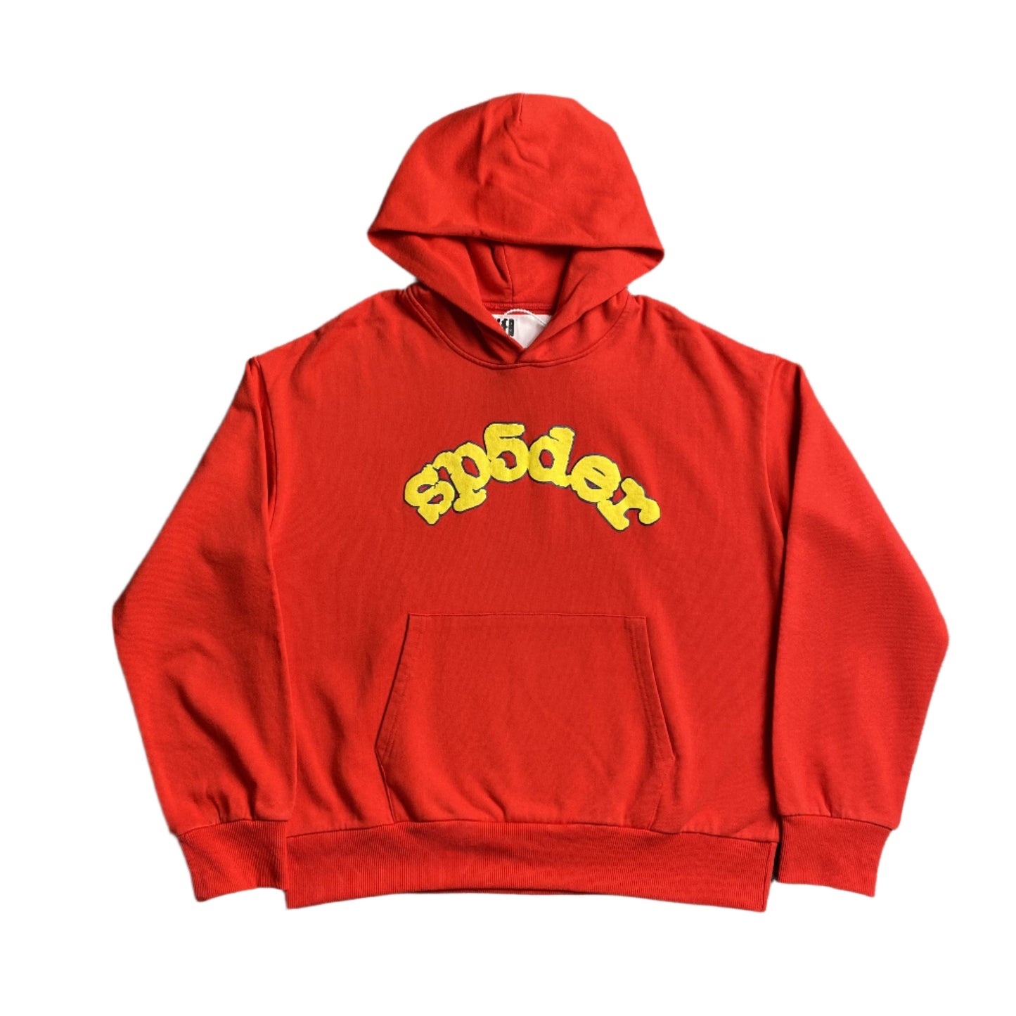 SP5DER Og Logo Hoodie - Red Unisex Streetwear Limited Edition - The SP5DER OG LOGO HOODIE RED - REPLICA is a bold and vibrant streetwear essential