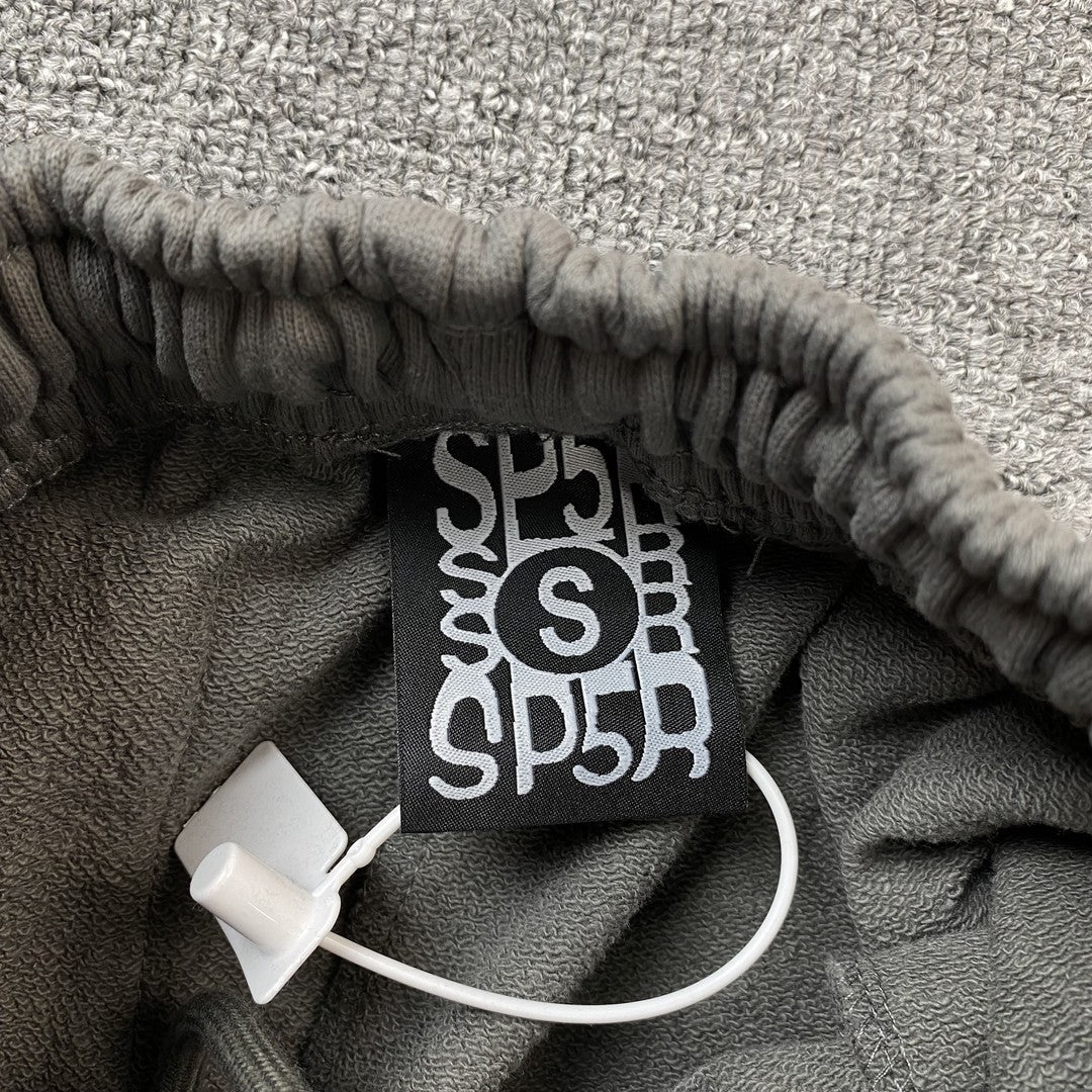 SP5DER Wait Web Sweatpants Slate - Grey Unisex Streetwear Limited Edition - The SP5DER WAIT WEB SWEATPANTS SLATE GREY - REPLICA bring a clean yet bold streetwear