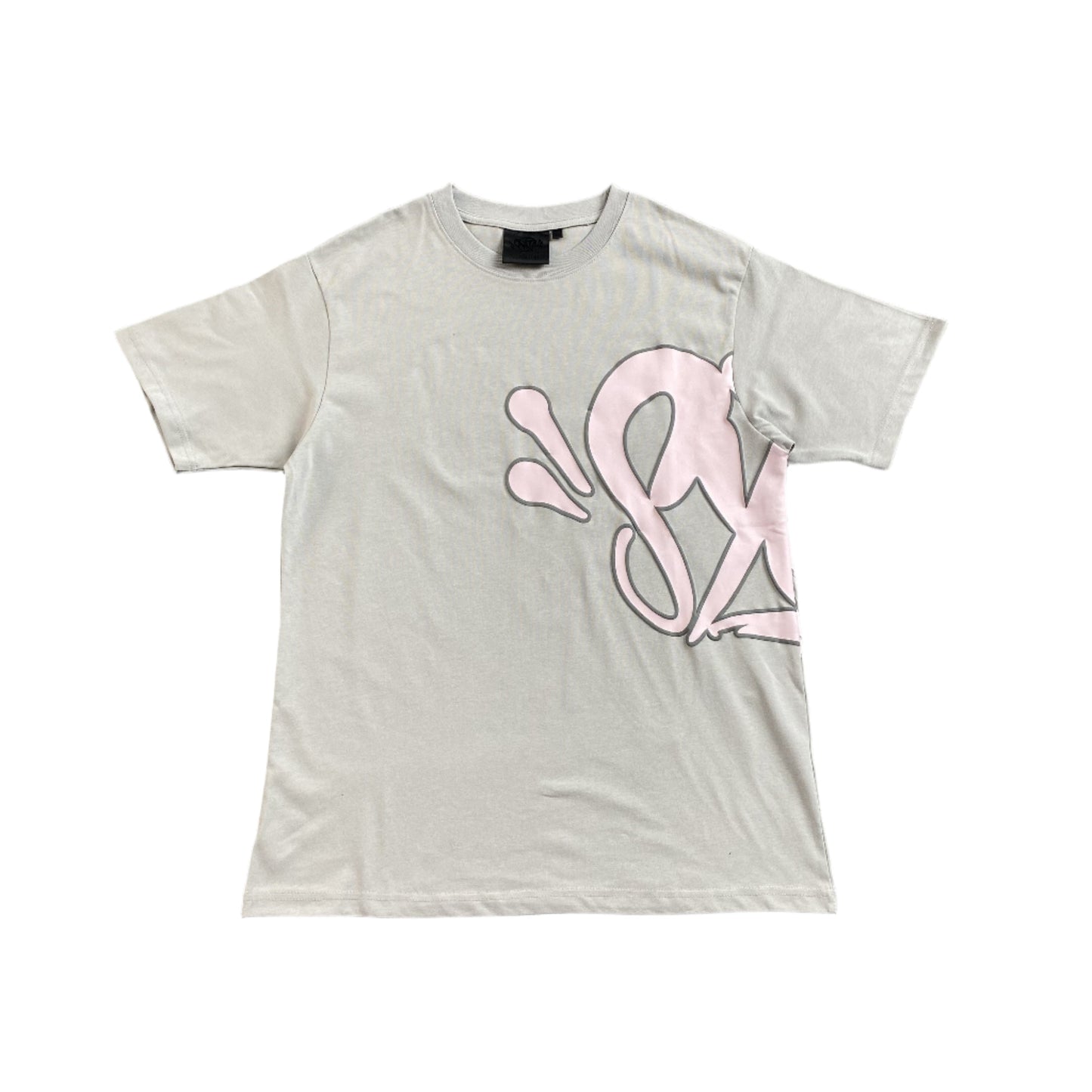 SYNA World T-shirt Grey - Pink Unisex Streetwear Limited Edition