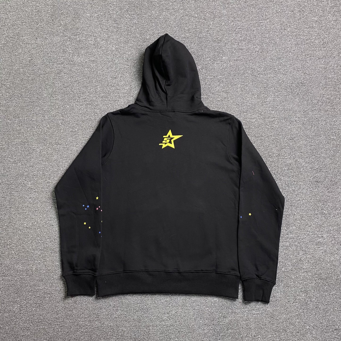 SP5DER P*nk Hoodie - Black Unisex Streetwear Limited Edition - The SP5DER P*NK HOODIE BLACK - REPLICA combines bold streetwear vibes with everyday versatility. Crafted