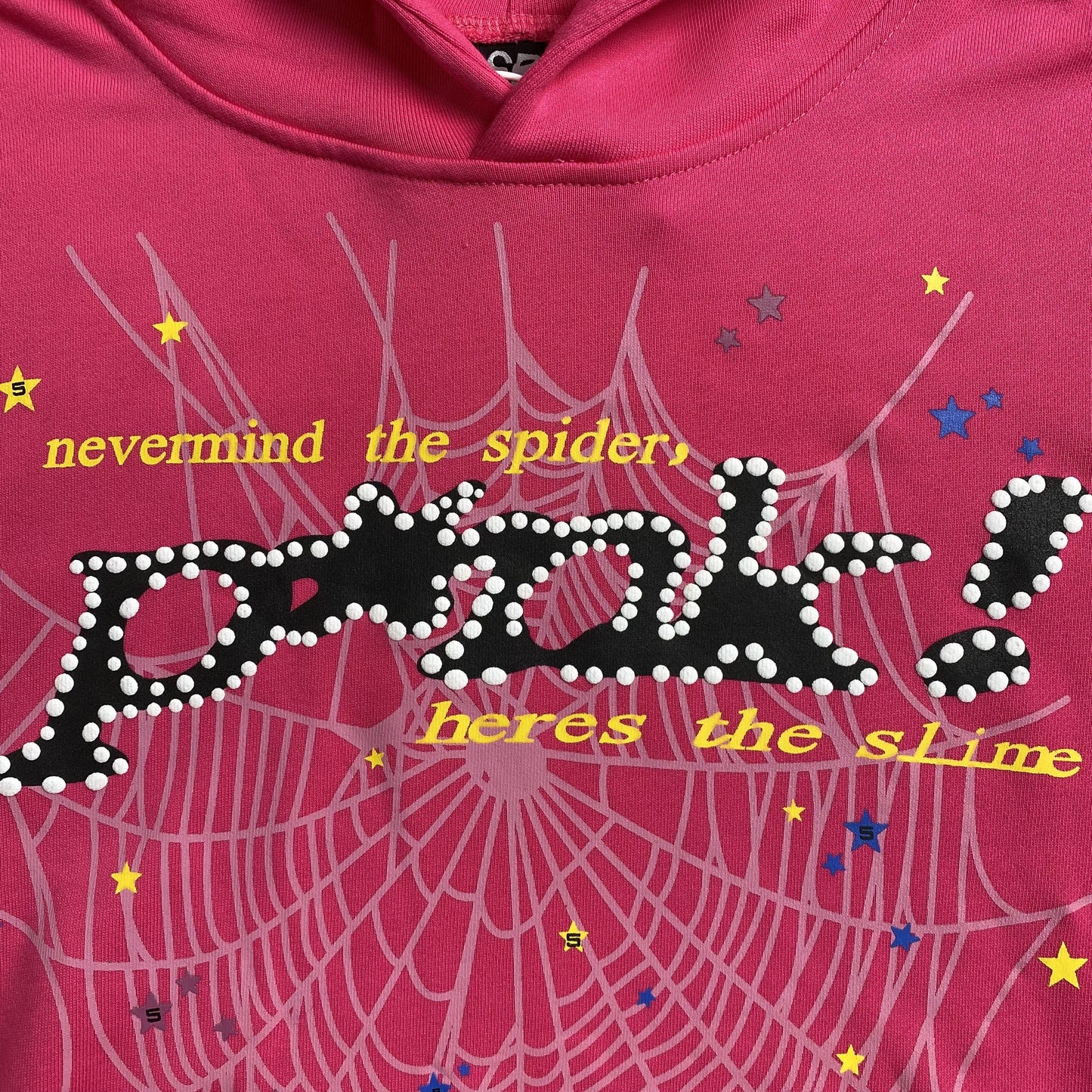 SP5DER P*nk Hoodie - Pink Unisex Streetwear Limited Edition - The SP5DER PINK HOODIE PINK - REPLICA is a bold and vibrant streetwear essential that