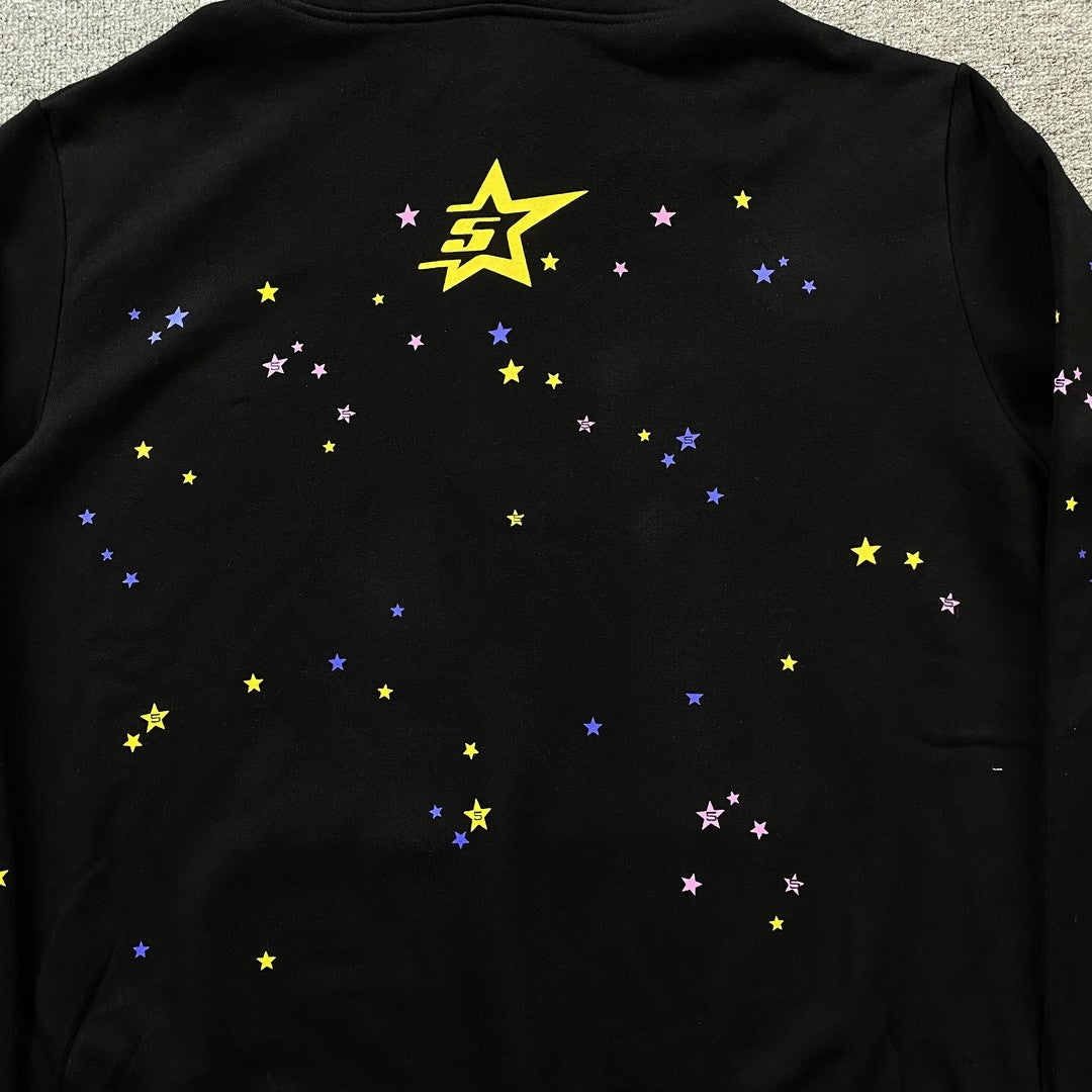 SP5DER P*nk V2 Hoodie - Black Unisex Streetwear Limited Edition - The SP5DER P*NK V2 HOODIE BLACK - REPLICA takes streetwear to the next level with