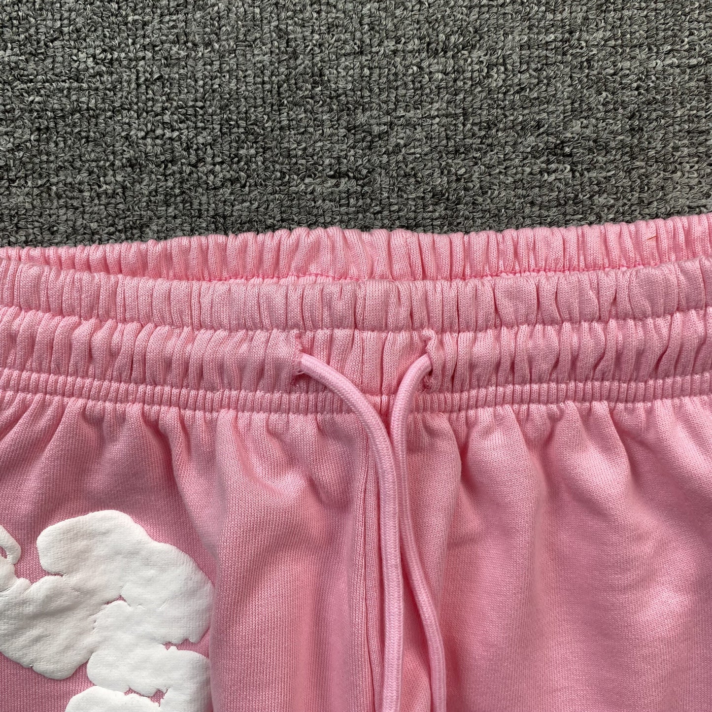 DENIM Tears Cotton Wreath Sweatpants - Pink Unisex Streetwear Limited Edition