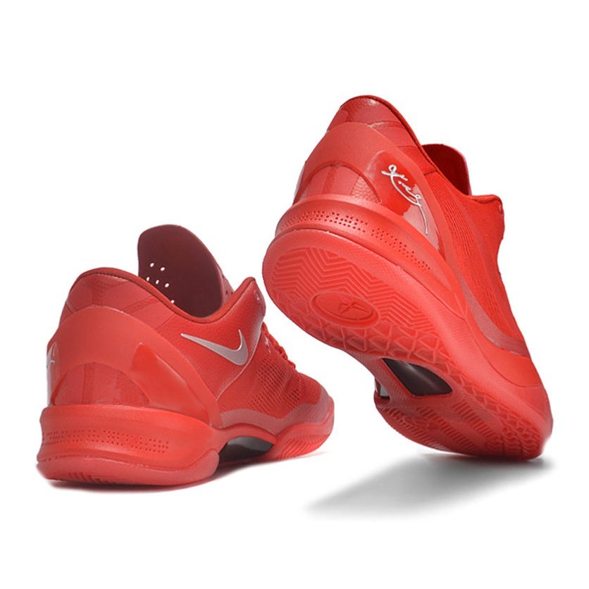 NIKE Kobe 8 - Mamba Sneakers - Red Unisex Streetwear Limited Edition - The Nike Kobe 8 x RED MAMBA is an electrifying tribute to the basketball icon