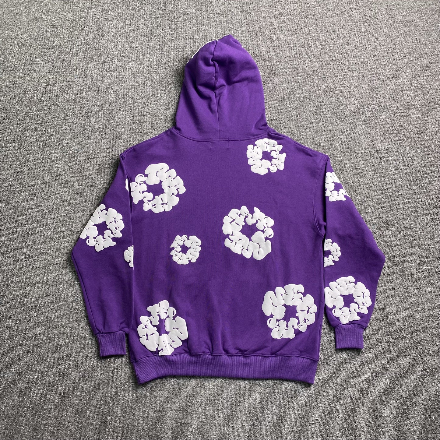 DENIM Tears Cotton Wreath Hoodie - Purple Unisex Streetwear Limited Edition