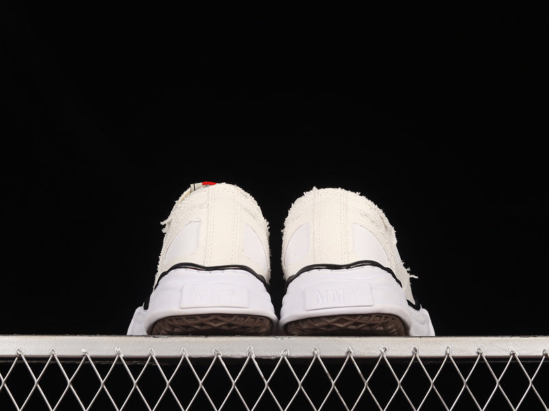 MAISON Mihara Yasuhiro Peterson Og Sole Canvas Low Sneakers - White Unisex Streetwear Limited Edition
