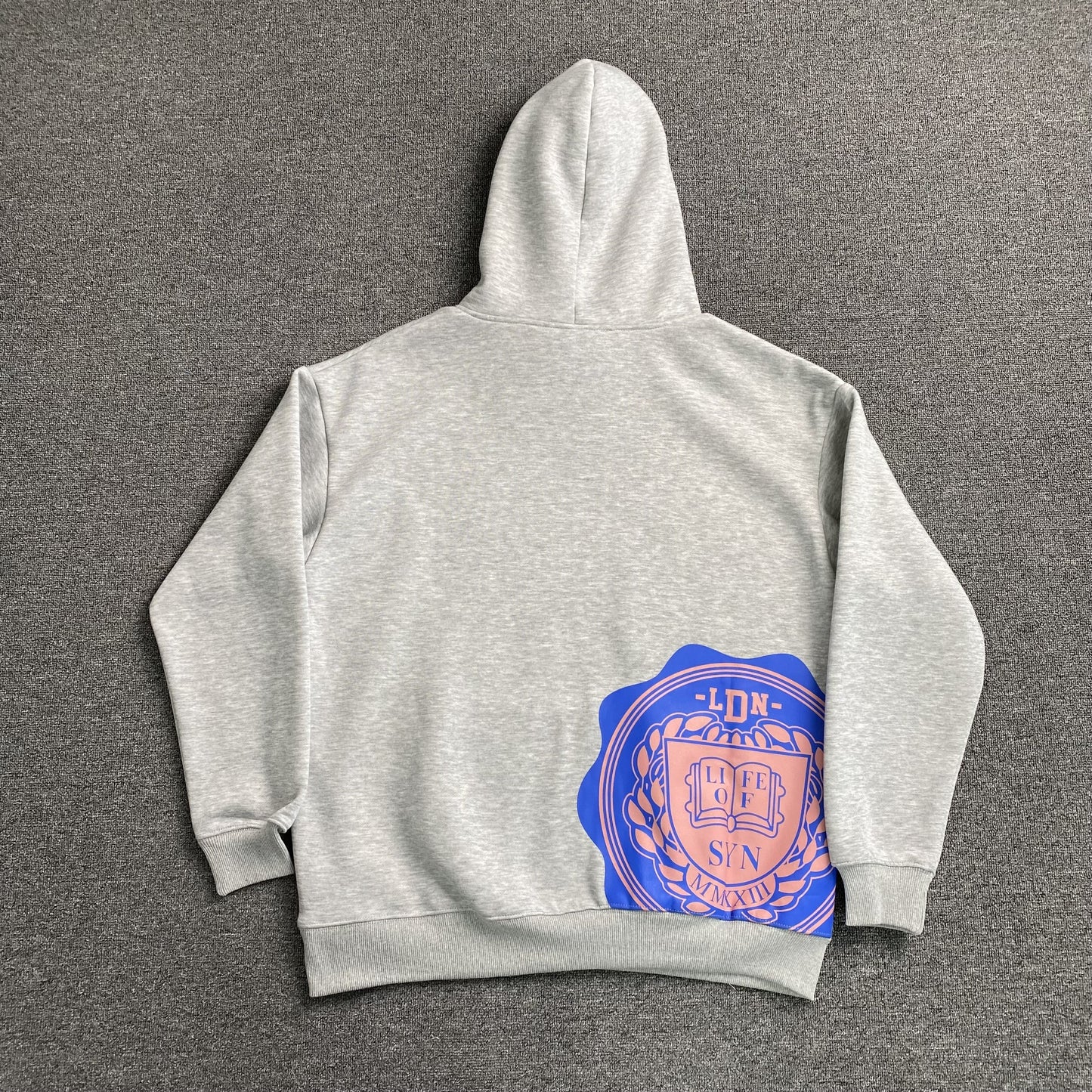 SYNA World College Hoodie - Grey Unisex Streetwear Limited Edition