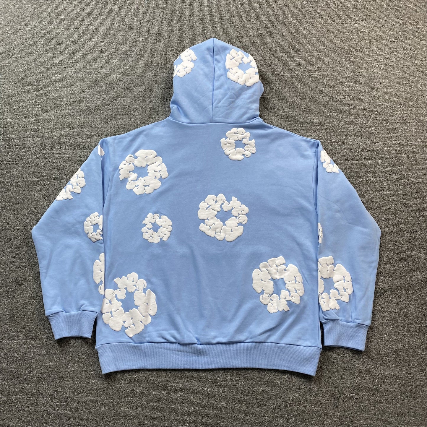 DENIM Tears Cotton Wreath Hoodie Baby - Blue Unisex Streetwear Limited Edition