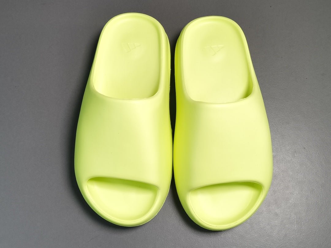 ADIDAS Yeezy Slide - Glow - Green Unisex Streetwear Limited Edition
