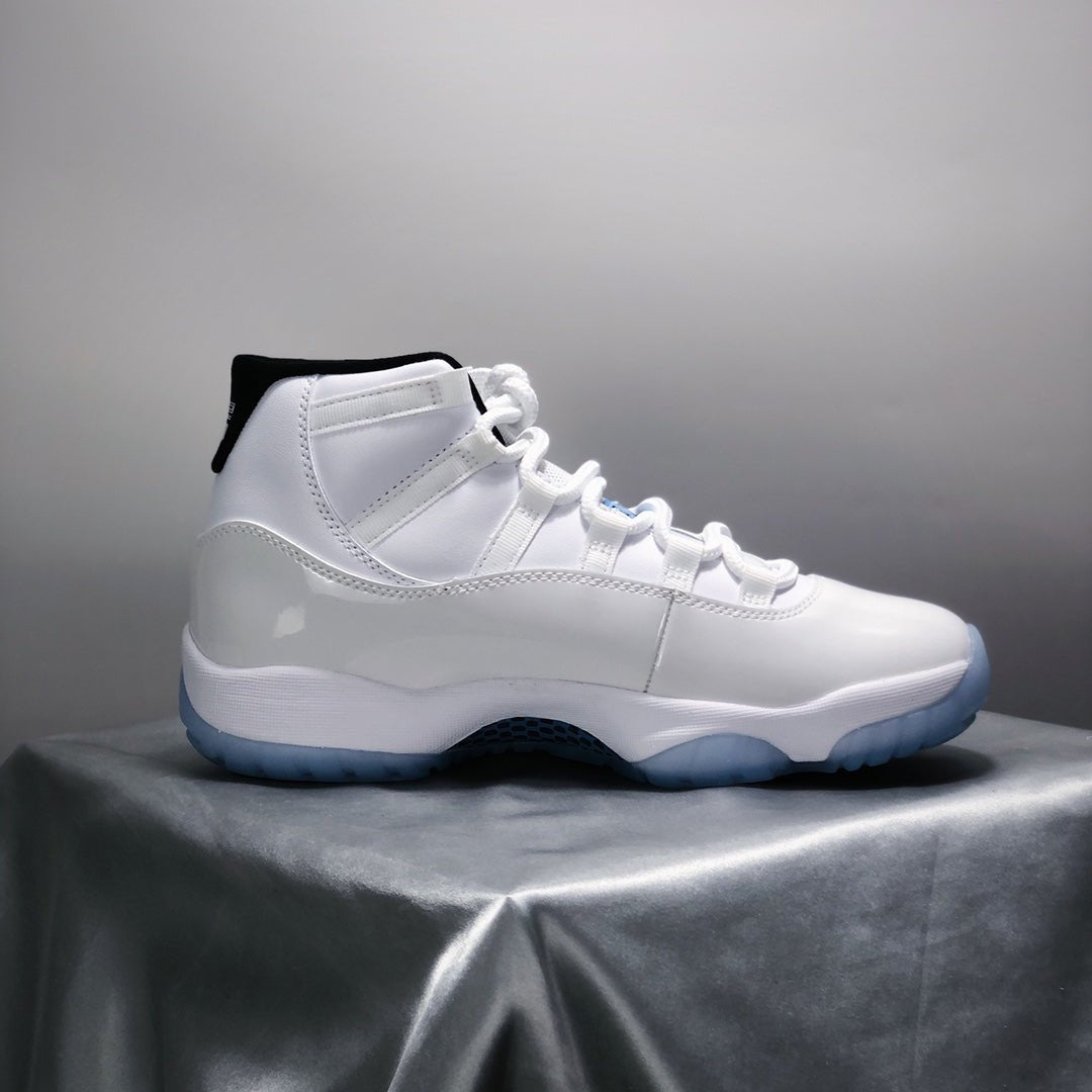 Air Jordan 11 legend Blue Unisex Streetwear Limited Edition - The Air Jordan 11 Legend Blue is a classic sneaker that embodies both elegance and