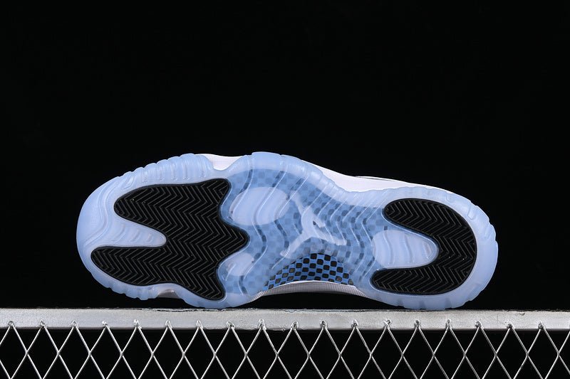 AIR Jordan 11 Legend Blue Sneakers - White Unisex Streetwear Limited Edition - Step into a legend with the AIR JORDAN 11 LEGEND BLUE. These iconic sneakers celebrate