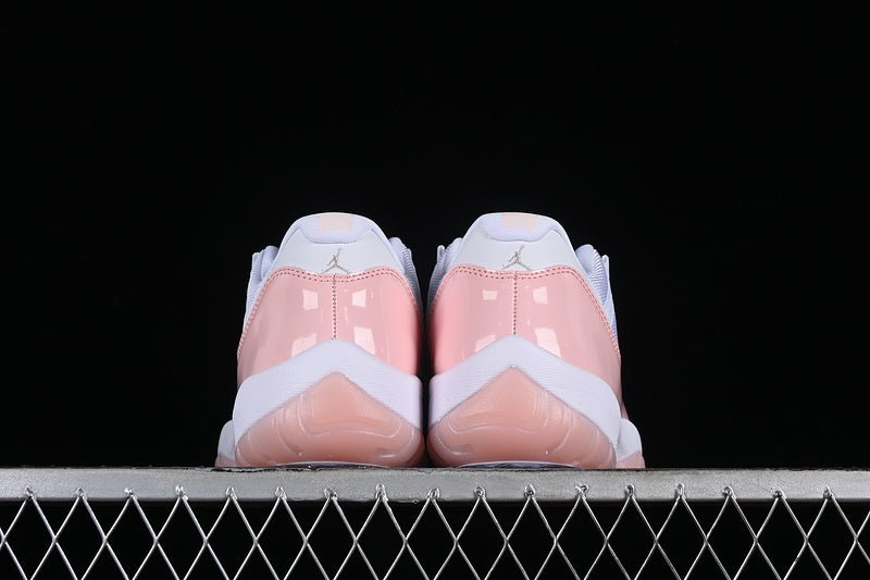 AIR Jordan 11 Low Legend Pin - Pink - White Unisex Streetwear Limited Edition - Step into a blend of elegance and sporty flair with the Air Jordan 11 Low