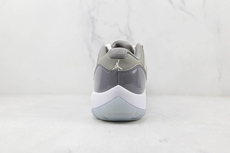 AIR Jordan 11 Retro Low Bg Medium Grey - White-gunsmoke Sneakers Unisex Streetwear Limited Edition - **Air Jordan 11 Retro Low BG Medium Grey/White-Gunsmoke** Elevate your sneaker collection with the