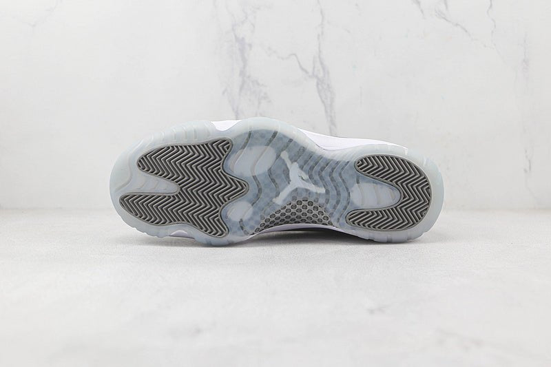 AIR Jordan 11 Retro Low Bg Medium Grey - White-gunsmoke Sneakers Unisex Streetwear Limited Edition - **Air Jordan 11 Retro Low BG Medium Grey/White-Gunsmoke** Elevate your sneaker collection with the