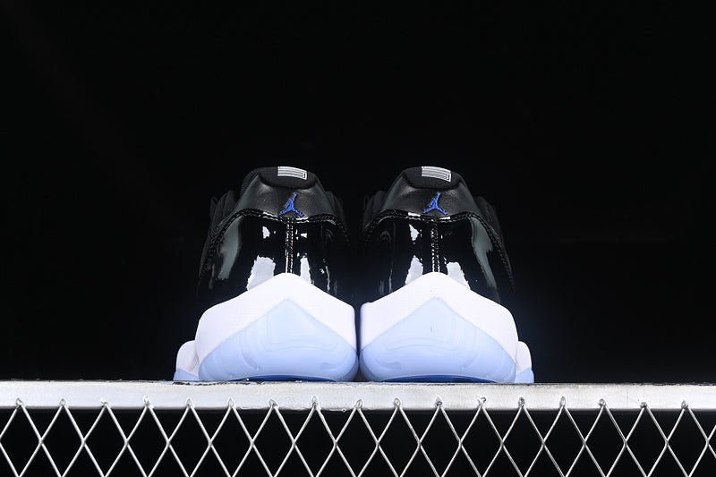 AIR Jordan 11 Retro Low Space Jam Sneakers - Black Unisex Streetwear Limited Edition - The Air Jordan 11 Retro Low Space Jam Black is a must-have for any sneaker