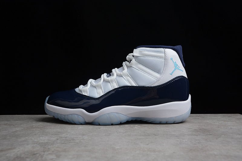 AIR Jordan 11 Retro Win Like 82 - Midnight Navy-university Blue - White Unisex Streetwear Limited Edition - **Air Jordan 11 Retro Win Like 82 White/Midnight Navy-University Blue** Step into classic el