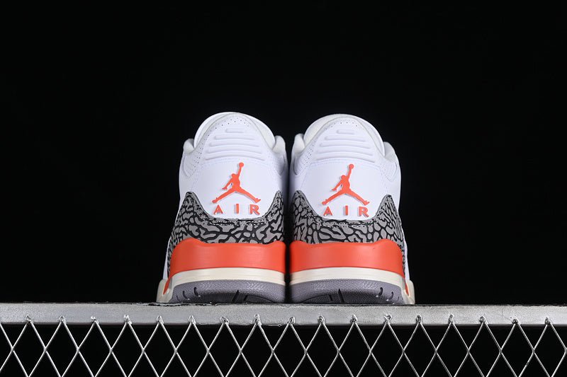 AIR Jordan 3 Retro Georgia Peach - Cosmic Clay - Sail - Cement Grey - Anthracite - White Unisex Streetwear Limited Edition - **Air Jordan 3 Retro Georgia Peach White/Cosmic Clay/Sail/Cement Grey/Anthr