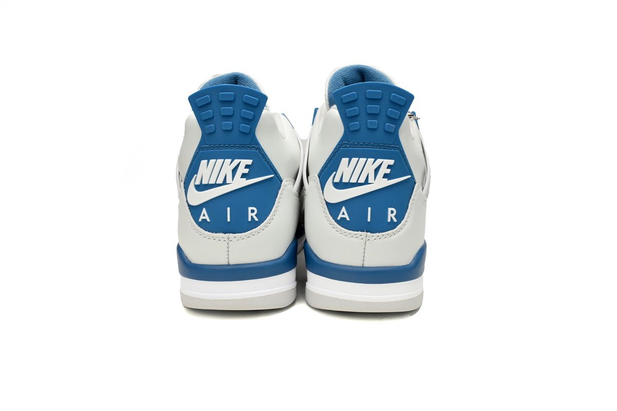 Air Jordan 4 'military Blue' Unisex Streetwear Limited Edition - The Air Jordan 4 'Military Blue' is a timeless classic that perfectly balances style and