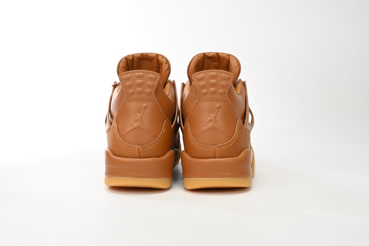 Air Jordan 4 Premium wheat Unisex Streetwear Limited Edition - Introducing the Air Jordan 4 Premium Wheat, a luxurious and stylish iteration of the classic