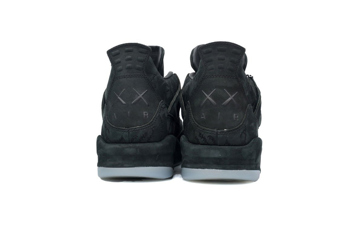 Air Jordan 4 Retro - Black Unisex Streetwear Limited Edition - The Air Jordan 4 Retro Black is an iconic sneaker that combines classic design with