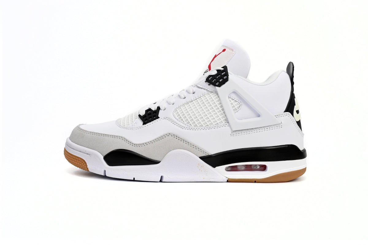 Air Jordan 4 White T-Shirt - Black Unisex Streetwear Limited Edition - Experience timeless style and unmatched performance with the Air Jordan 4 White Black, a sneaker