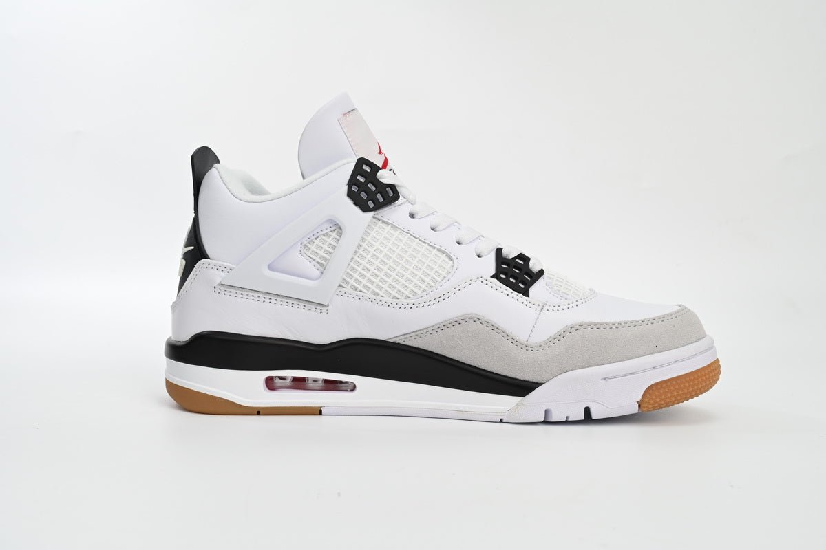 Air Jordan 4 White T-Shirt - Black Unisex Streetwear Limited Edition - Experience timeless style and unmatched performance with the Air Jordan 4 White Black, a sneaker