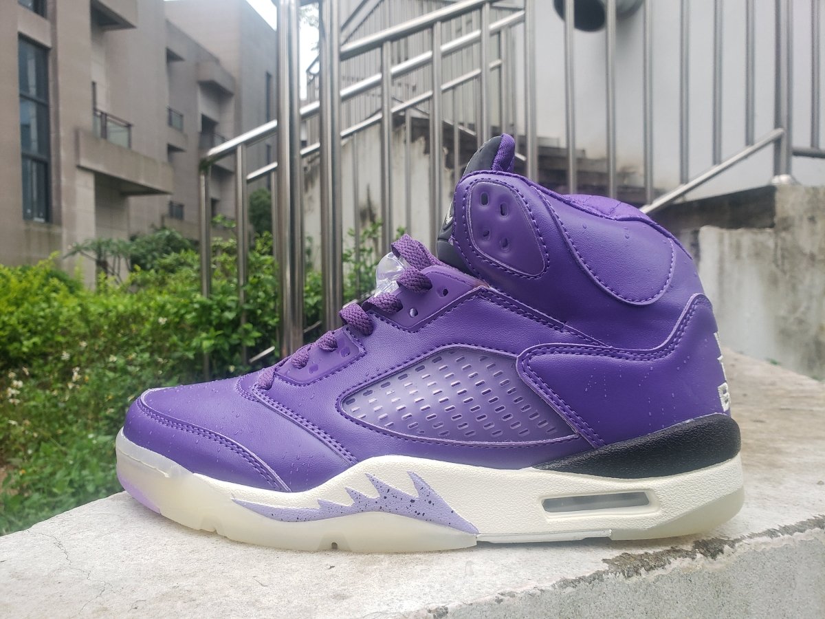 Air Jordan 5 'purple Grape' T-Shirt Unisex Streetwear Limited Edition - **Product Description: Air Jordan 5 'Purple Grape'** The Air Jordan 5 'Purple Grape' is a