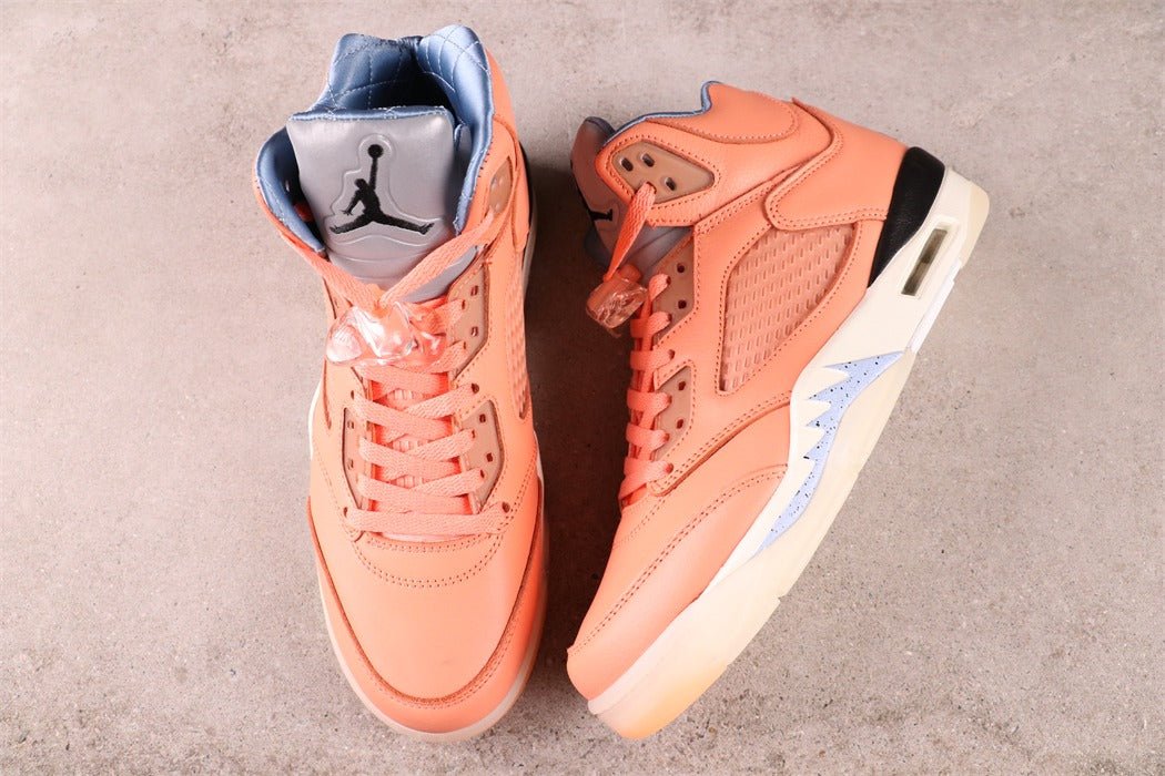 Air Jordan 5 'satin Blaze' T-Shirt - Orange Unisex Streetwear Limited Edition