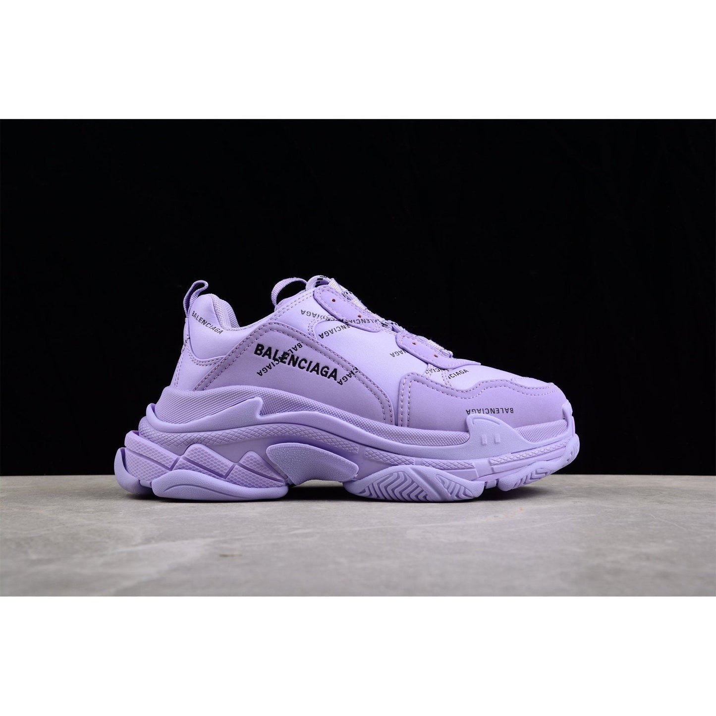 BALENCIAGA Triple S - Sneakers - Purple Unisex Streetwear Limited Edition - The Balenciaga Triple S x Purple redefines the iconic chunky sneaker with a vibrant splash