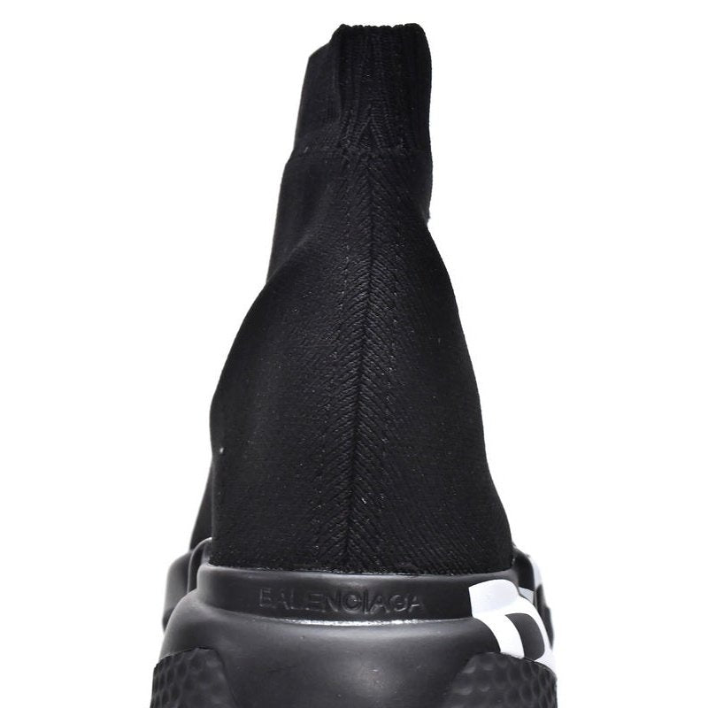 BALENCIAGA Speed Graffiti Trainer - - Black Unisex Streetwear Limited Edition - The Balenciaga Speed Graffiti Trainer x Black is a captivating blend of haute couture and