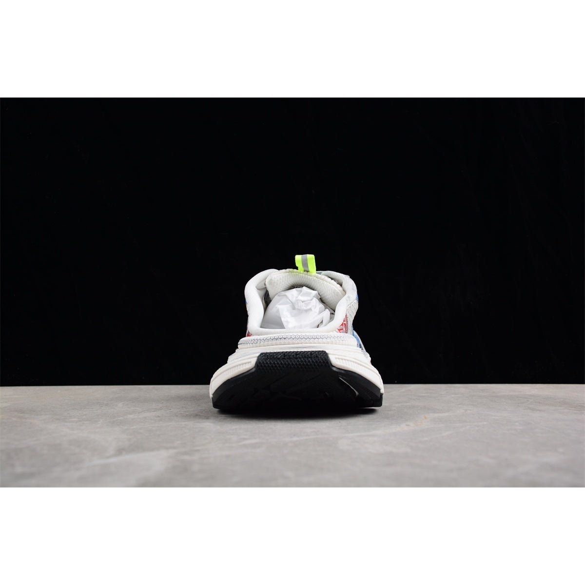 BALENCIAGA 3 - L Mule - Beige Blue - Red Unisex Streetwear Limited Edition - Introducing the BALENCIAGA 3XL Mule x Beige Blue Red, a striking combination of contemporary design