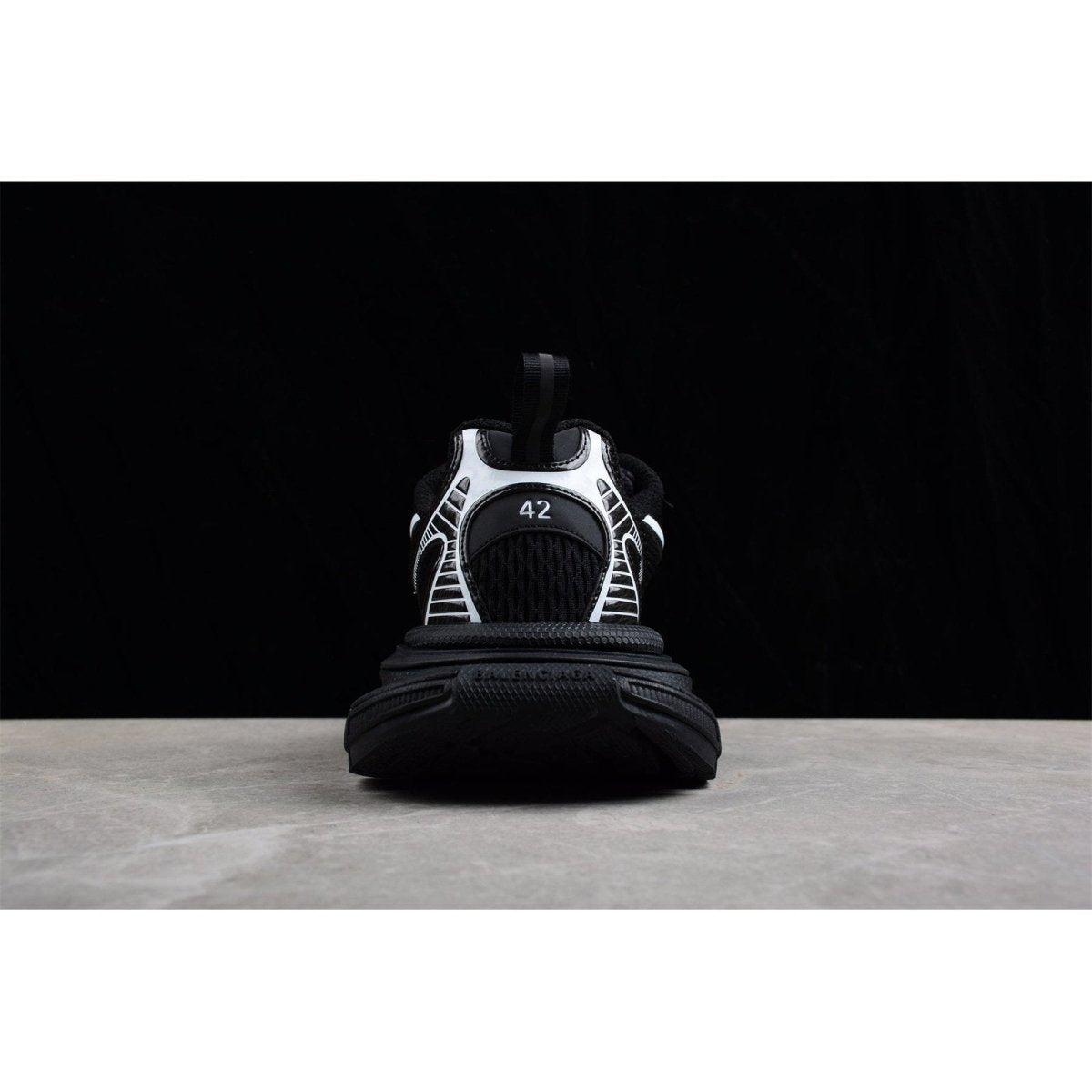 BALENCIAGA 3 - L - White - Black Unisex Streetwear Limited Edition - The Balenciaga 3XL x Black White offers a sleek, monochromatic update to the cutting-edge 3XL