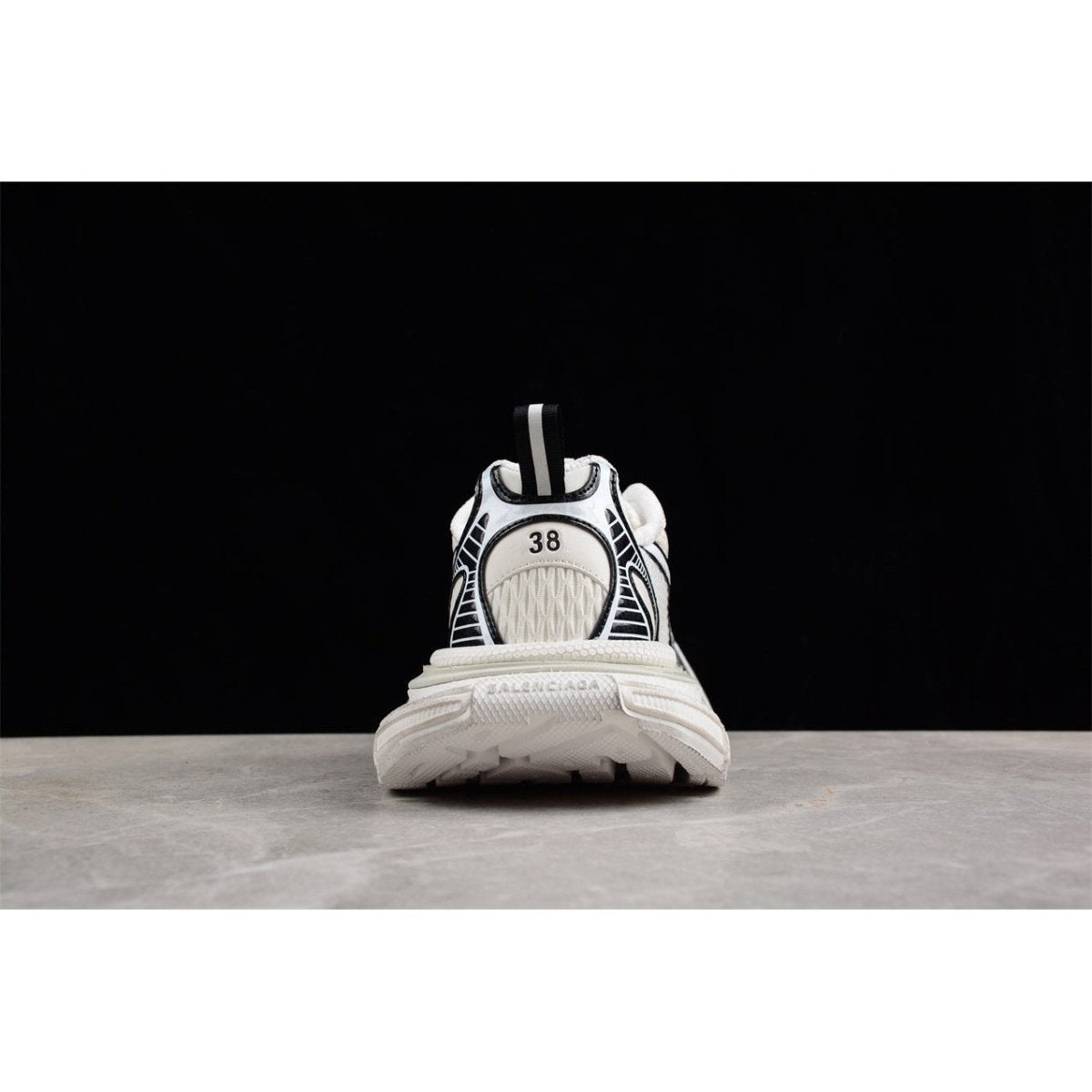BALENCIAGA 3 - L - White Sneakers - Black Unisex Streetwear Limited Edition - The Balenciaga 3XL x White Black sneakers offer a classic colorway with a contemporary twist.