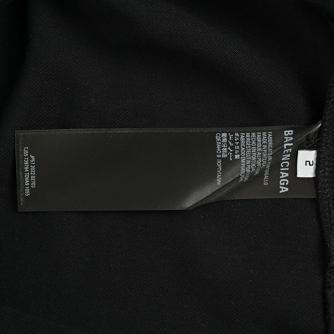 Balenciaga Bb Logo Polo Shirt - Black Unisex Streetwear Limited Edition - This Balenciaga polo shirt features a classic design with the 'BB' logo and 'Balenciaga' branding