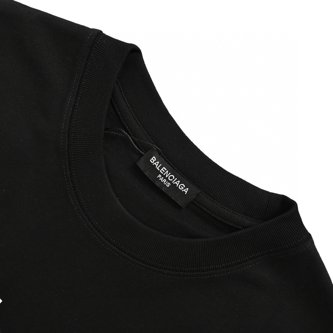 Balenciaga Bb Logo T-shirt (black) Unisex Streetwear Limited Edition - Elevate your streetwear collection with the Balenciaga BB Logo T-Shirt in black. Made from premium